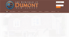 Desktop Screenshot of dumontnj.gov